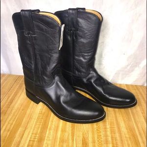 Justin Jackson Ropers Boots Size 8.5 D Tags Still On